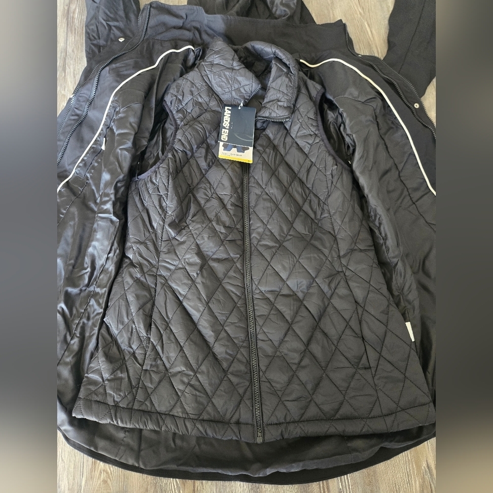 🖤 Lands’ End 3-in-1 Systems Jacket — Size S - Picture 2 of 14